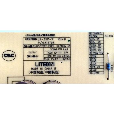 FUENTE DE PODER PARA TV SONY / NUMERO DE PARTE 1-895-679-11 / 880400P00-289-G / UA-3181-1F / SB-MP1-1443002347 / 1443002347 / PANEL S600FHB-1 / MODELO KDL60R510A / KDL-60R510A - Imagen 2